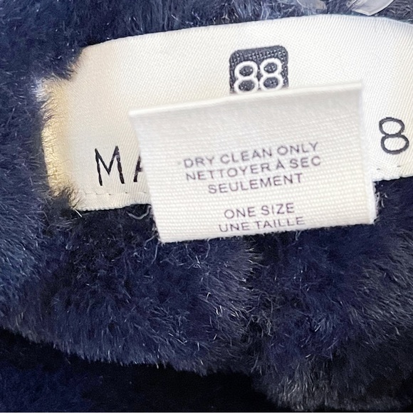 Madison 88 Black Yellow Red Faux Fur Infinity Scarf Soft NEW - Picture 12 of 12